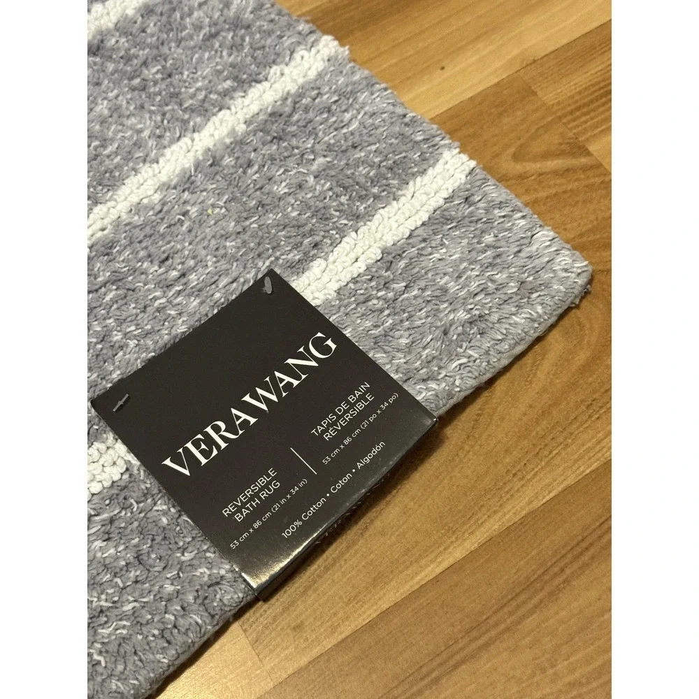 Vera Wang Luxury Plush Reversible Bath Bathroom Rug 21